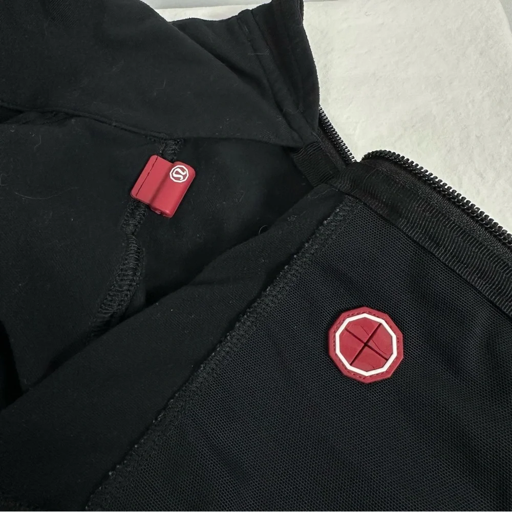 LULULEMON men’s almost vintage track jacket in black - size L/XL